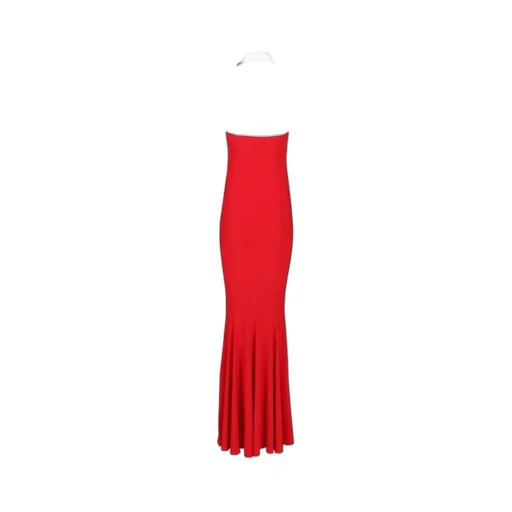 Norma Kamali Halter-Neck Mermaid Dress