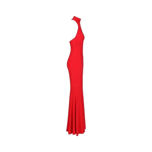 Norma Kamali Halter-Neck Mermaid Dress