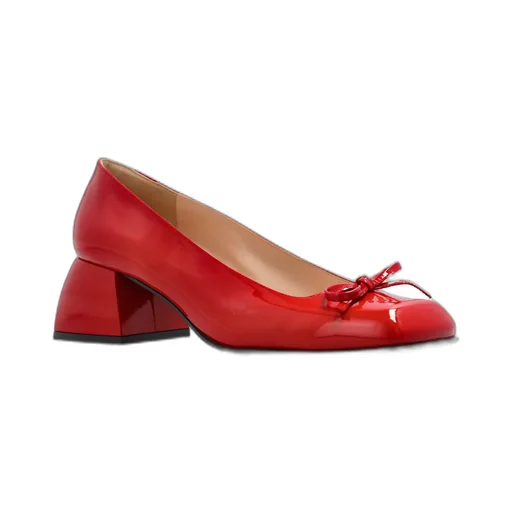 Nodaleto Bow Detail Block Heel Pumps
