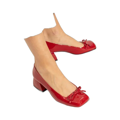 Nodaleto Bow Detail Block Heel Pumps