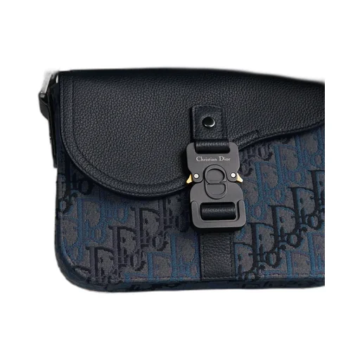 Small Saddle Messenger Bag With Flap