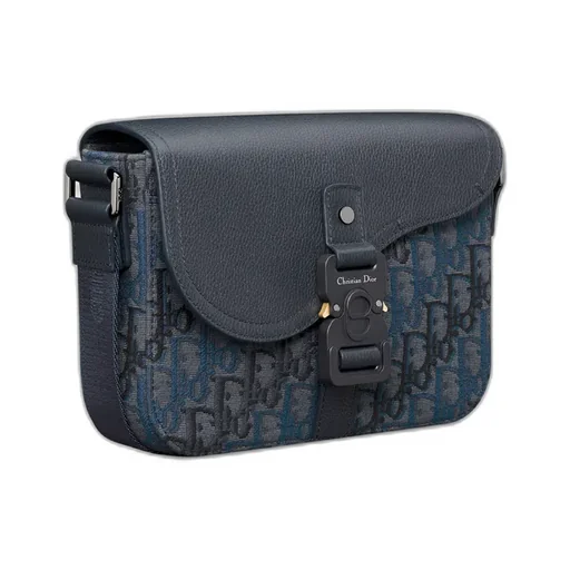 Small Saddle Messenger Bag With Flap