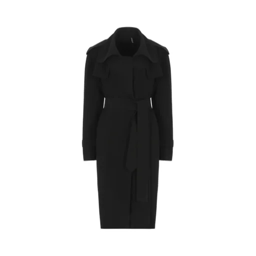 Norma Kamali Belted Trench Coat
