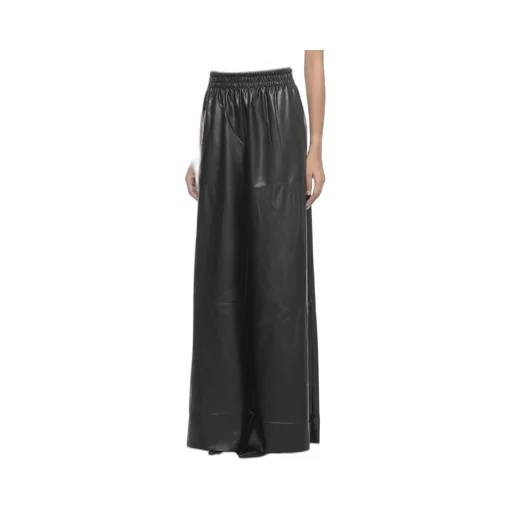 Norma Kamali Elastic-Waist Wide-Leg Pants
