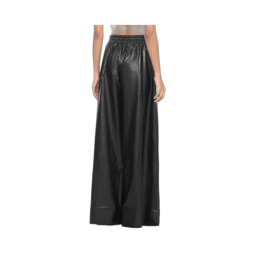 Norma Kamali Elastic-Waist Wide-Leg Pants
