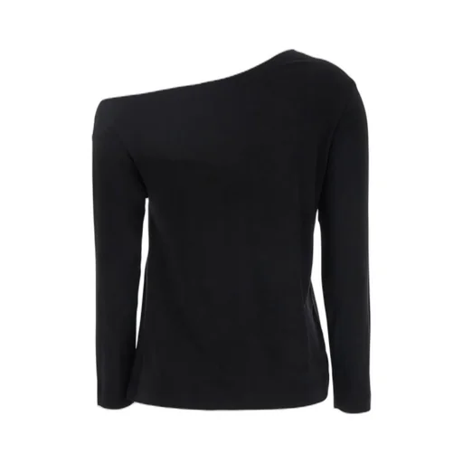 Norma Kamali Drop Shoulder Long-Sleeve Top