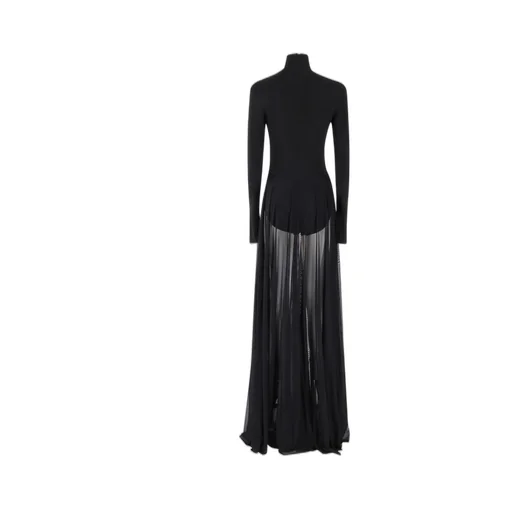 Norma Kamali Long Sleeve Turtleneck Dress