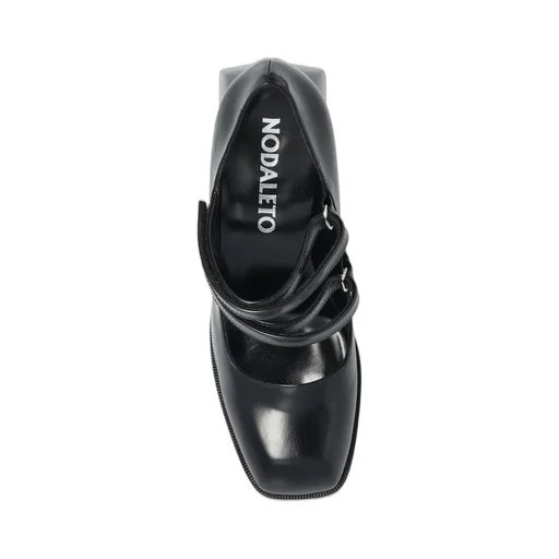 Nodaleto Double Strap Block Heel Pumps