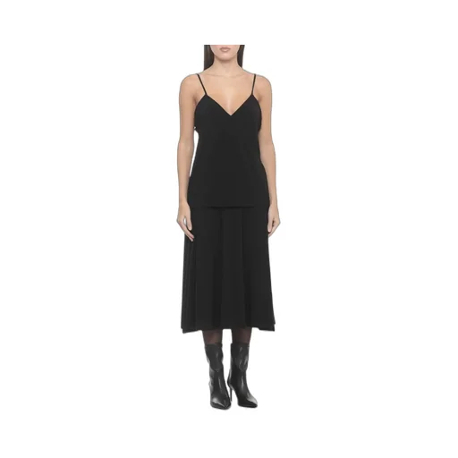 Norma Kamali Wide Neck Sleeveless Top