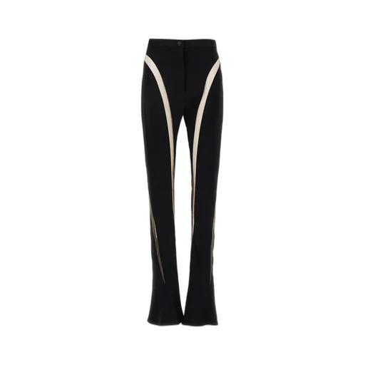 Mugler Mesh Insert Leggings