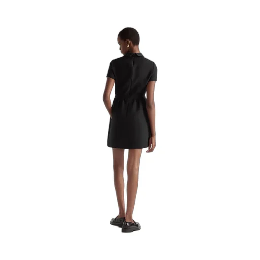 Fitted Dress With Cd Buttons
