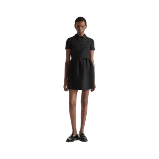 Fitted Dress With Cd Buttons