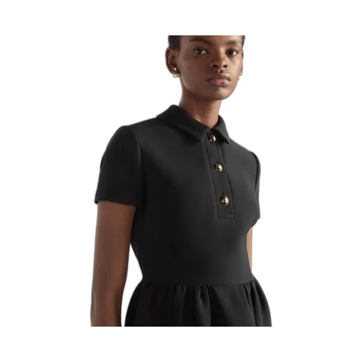 Fitted Dress With Cd Buttons