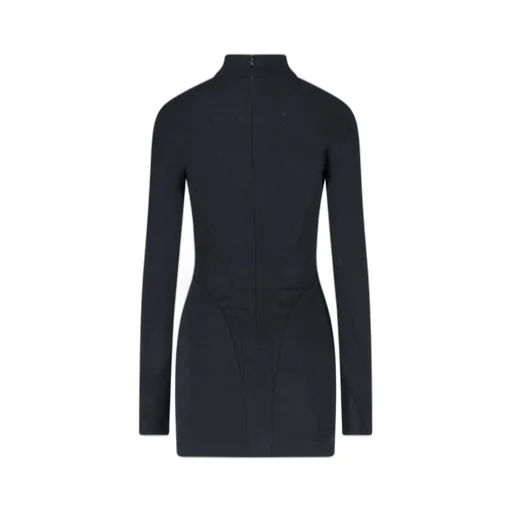 Mugler Cutout Long Sleeve Dress