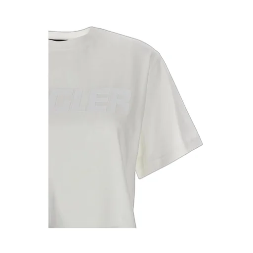 Mugler Logo Detailed Crewneck T-Shirt