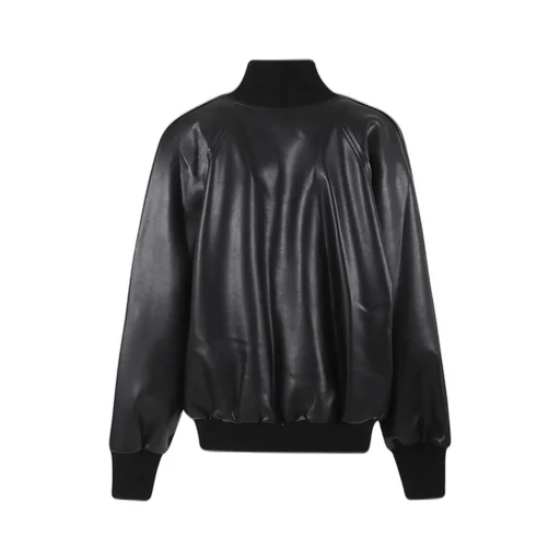 Norma Kamali Ribbed-Collar Jacket