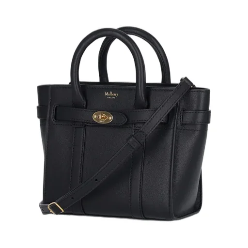 Mulberry Bayswater Logo Stamped Micro Crossbody Bag