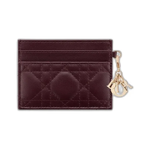 Lady Dior Freesia Card Holder