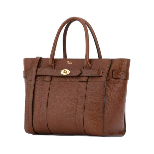 Mulberry Bayswater Logo Detailed Zipped Small Tote Bag