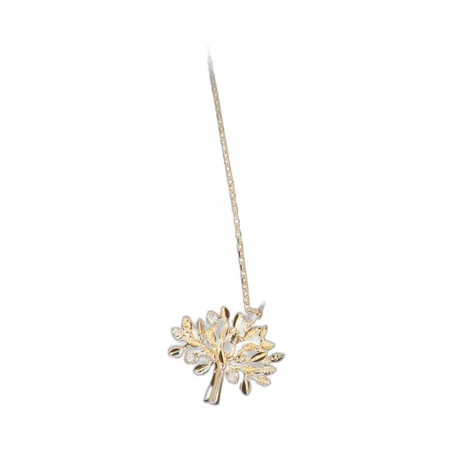 Mulberry Logo Pendant Embellished Necklace