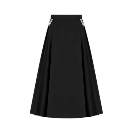 Mid-Length Flared Skirt