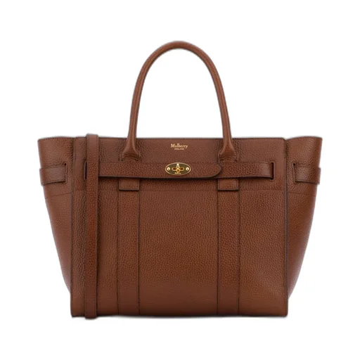 Mulberry Bayswater Logo Detailed Zipped Small Tote Bag