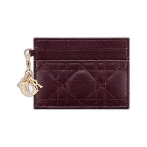 Lady Dior Freesia Card Holder