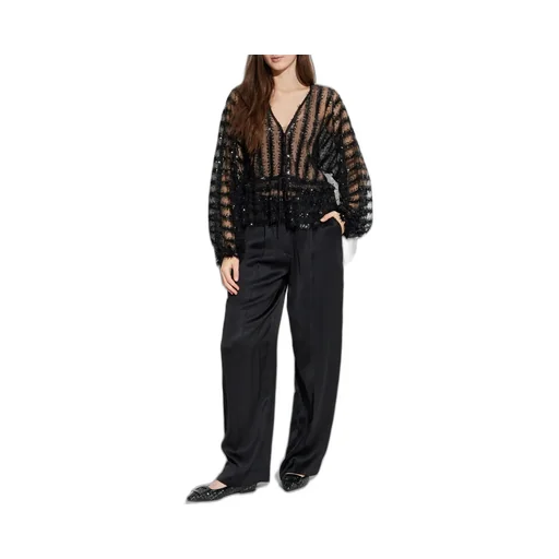Munthe Remona Sheer Sequin Top