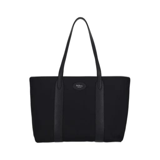 Mulberry Logo Patch Top Handle Bag