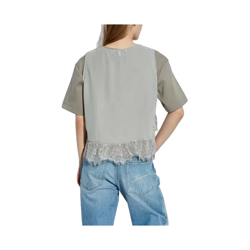 Munthe Rach Lace-Hem Top