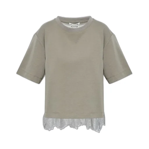 Munthe Rach Lace-Hem Top
