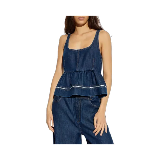 Munthe Rulst Peplum Top
