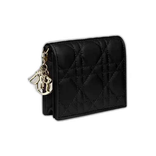 Mini Lady Dior Gardenia Wallet