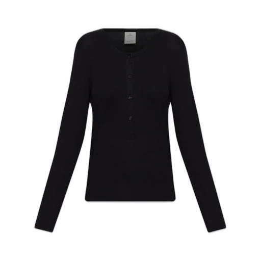 Munthe Grace Ribbed Henley Top
