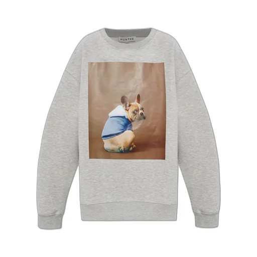 Munthe Roula Dog Print Sweater