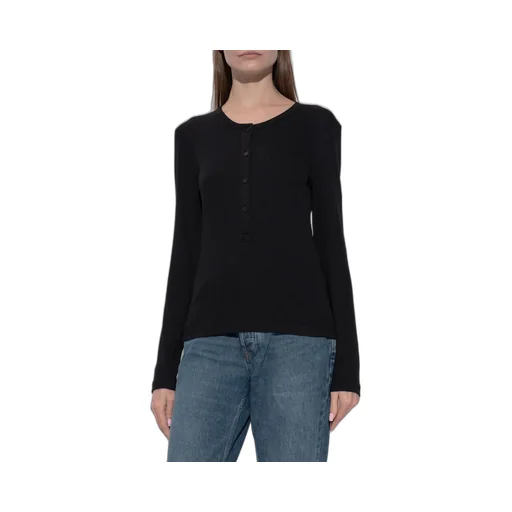 Munthe Grace Ribbed Henley Top