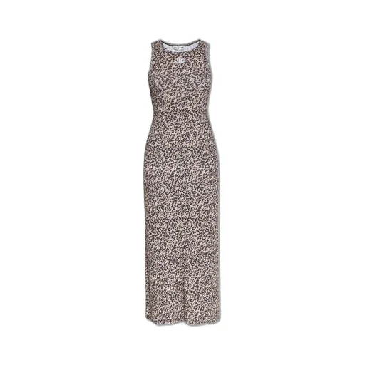 Munthe Panna Leopard Printed Sleeveless Dress