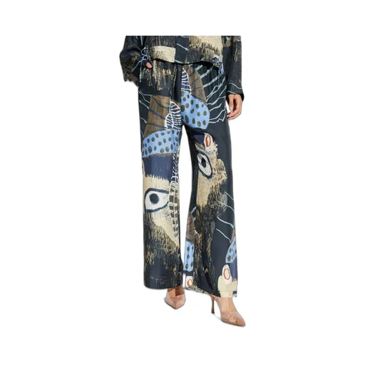 Munthe Arum Printed Silk Trousers