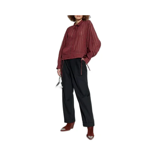Munthe Loasta Sheer Striped Top