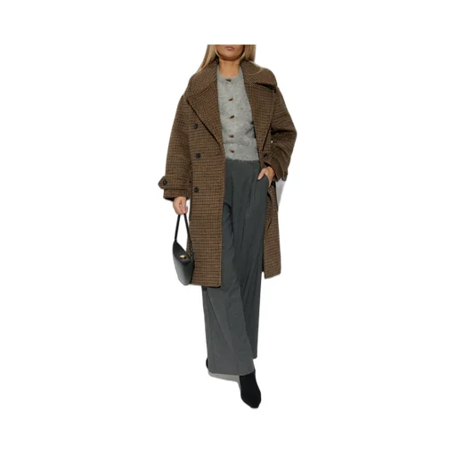 Munthe Libasto Houndstooth Coat