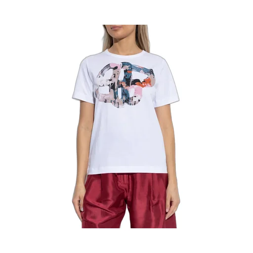Munthe Logo Printed Crewneck T-Shirt