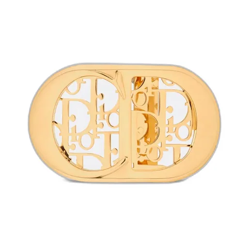 Cd Icon Dior Oblique Cosmo Belt Buckle