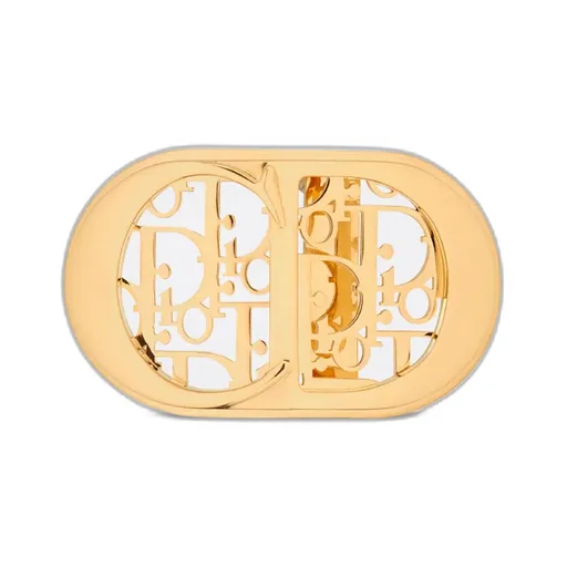 Cd Icon Dior Oblique Cosmo Belt Buckle
