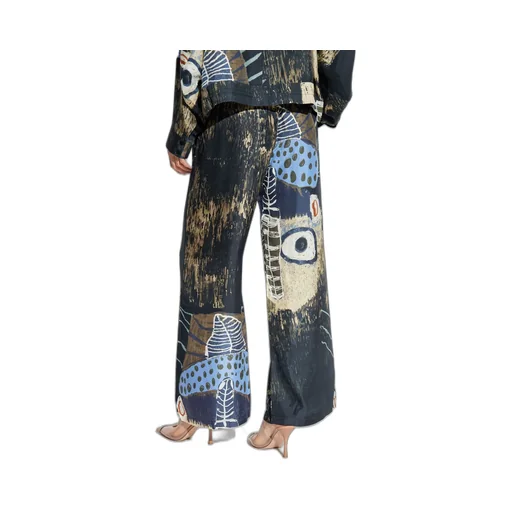 Munthe Arum Printed Silk Trousers