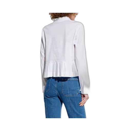 Munthe Lustona Pleated Button-Up Top