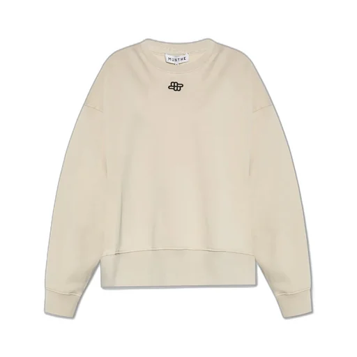 Munthe Logo Embroidered Crewneck Sweatshirt