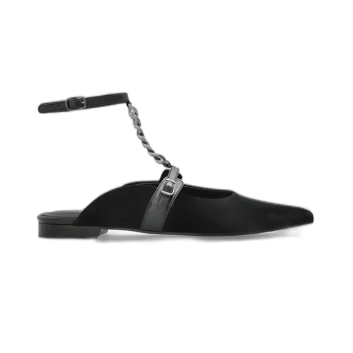 Munthe Perma Velvet Ballerinas