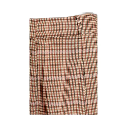 Munthe Lynhaven Checked Wide-Leg Pants