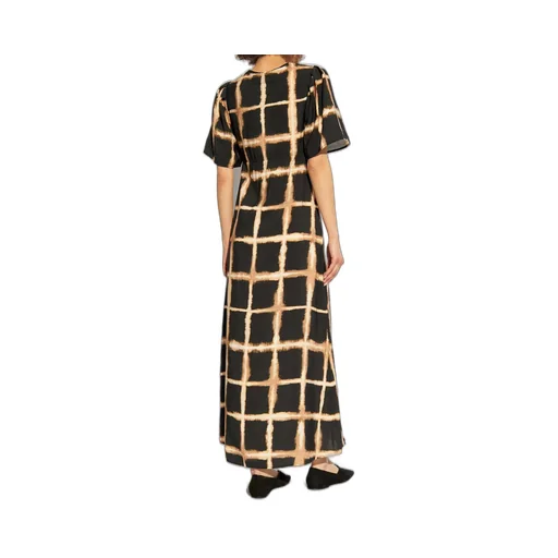 Munthe Geometric Pattern Maxi Dress
