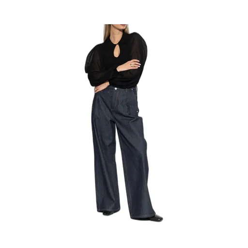 Munthe Elegant Keyhole Knit Top